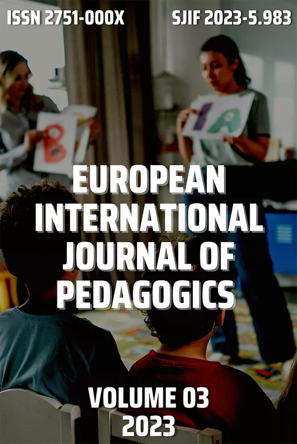 European International Journal of Pedagogics 