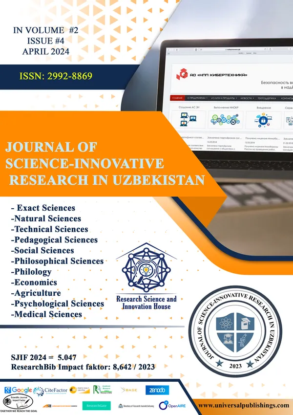 Journal of science-innovative research in Uzbekistan