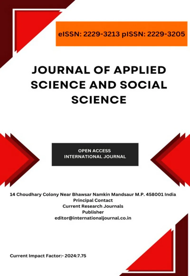 Journal of Applied Science and Social Science